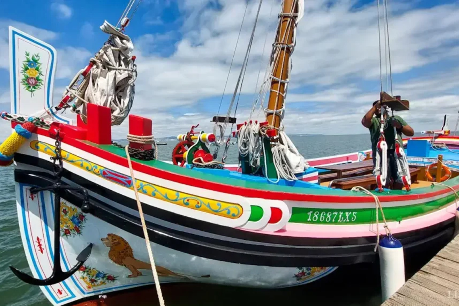 Exposição de barcos tradicionais
